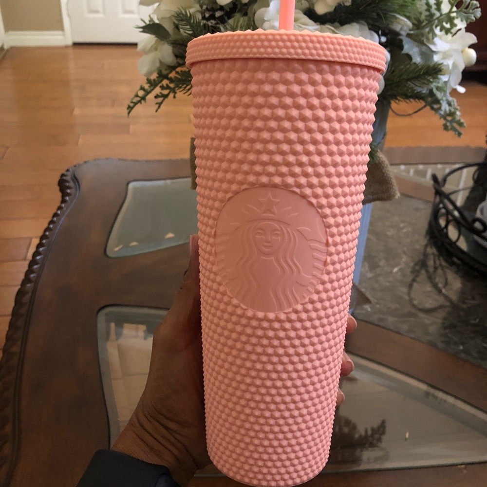 Starbucks 2020 Matte Pink Studded Cold Cup Tumbler